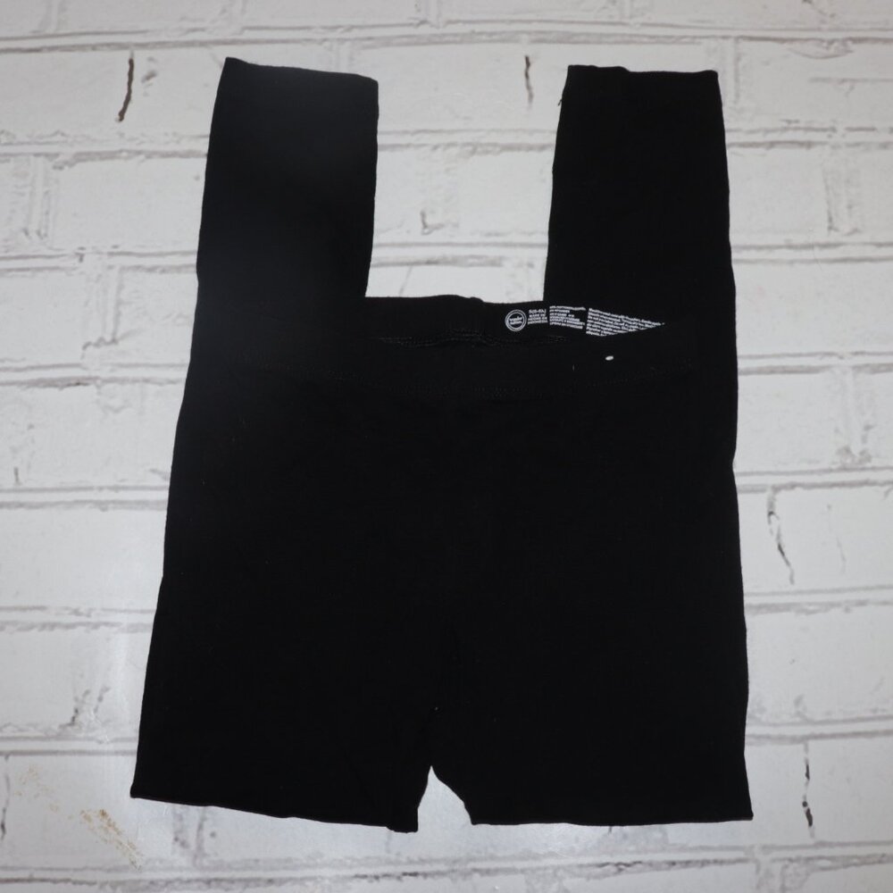 🖤✨ Black Cotton Leggings – Size 6–6X · Wonder Nation · Everyday Essential
